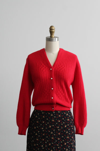 tomato angora button up