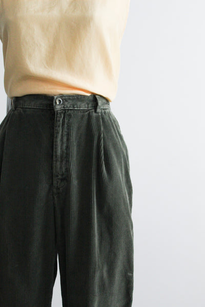 moss corduroy trousers