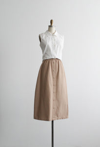 wheaten midi skirt
