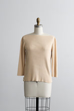 almond rib knit tee