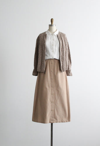 wheaten midi skirt
