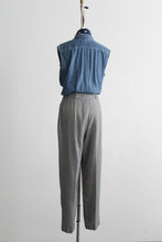 sleeveless denim button up (m/l)
