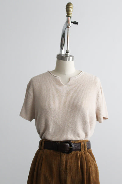 stone knit tee