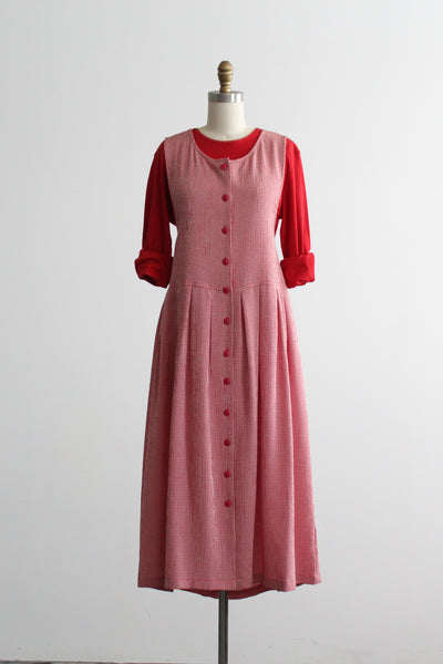 cardinal gingham market dress