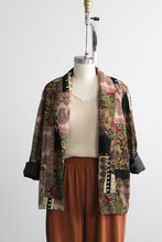 patchwork print blazer
