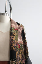 patchwork print blazer