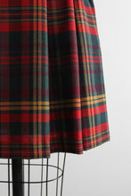 bramble wool pleated mini skirt