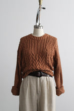 clay cable knit sweater