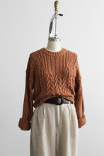 clay cable knit sweater