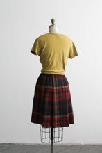 bramble wool pleated mini skirt