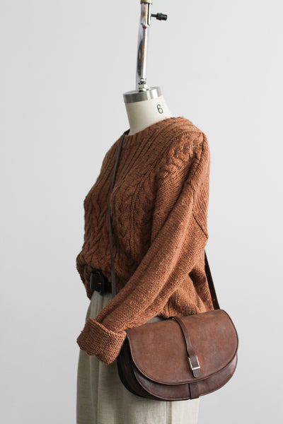 whiskey leather bag