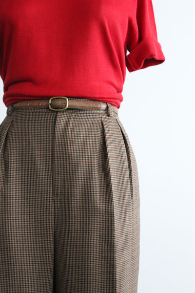 ivy league wool trousers