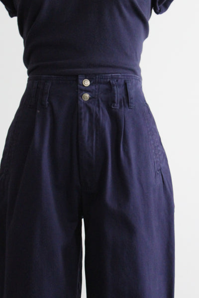 night sky cotton trousers