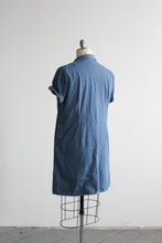 denim shift dress