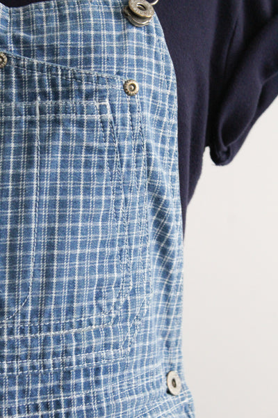 windowpane check overalls