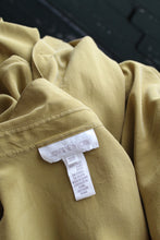 citrine silk button up