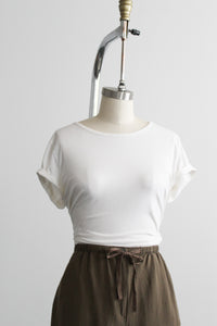 cloudwhite cotton tee