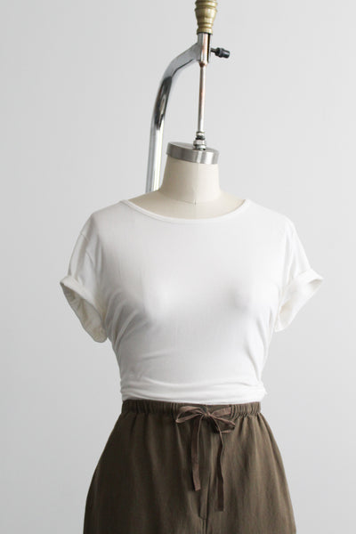 cloudwhite cotton tee