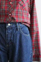 vintage straight leg indigo jeans