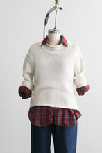 cotton parchment sweater