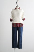 vintage straight leg indigo jeans