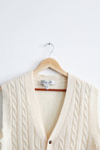 fisherman wool vest (m)