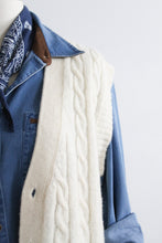 fisherman wool vest (m)