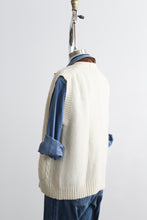 fisherman wool vest (m)