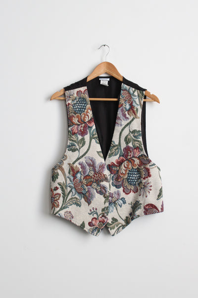 wintergarden brocade vest