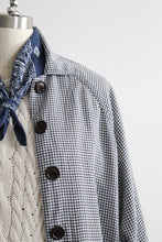 gingham chore coat (m/l)