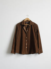 walnut corduroy work shirt