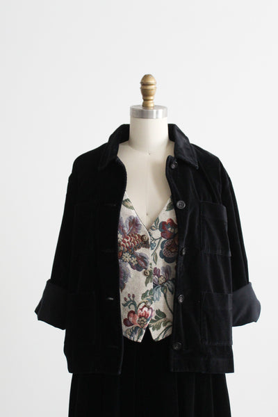 equinox velvet chore coat