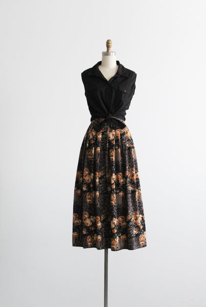 harvest moon midi skirt
