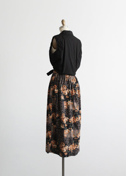 harvest moon midi skirt