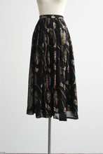 bronzeflower midi skirt