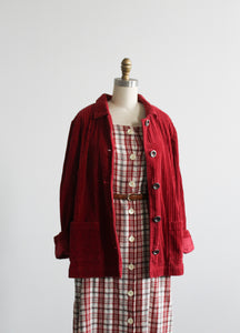 currant corduroy chore coat