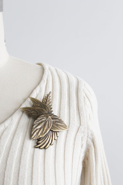 lustreleaf brooch