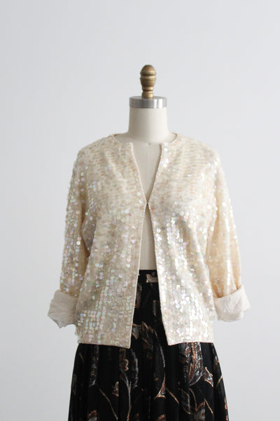 champagne bubble cardigan