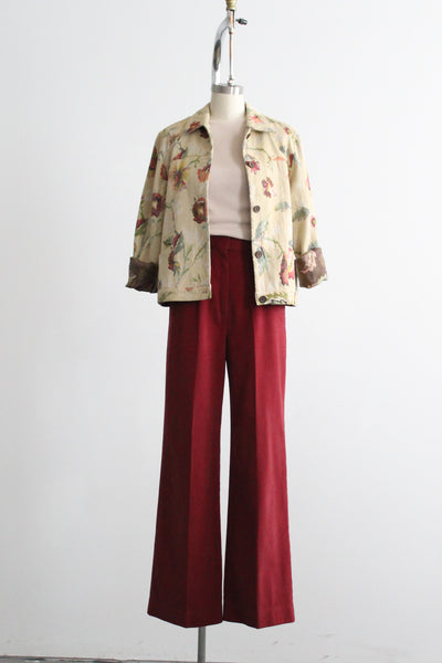 rosewood cotton trousers (s)