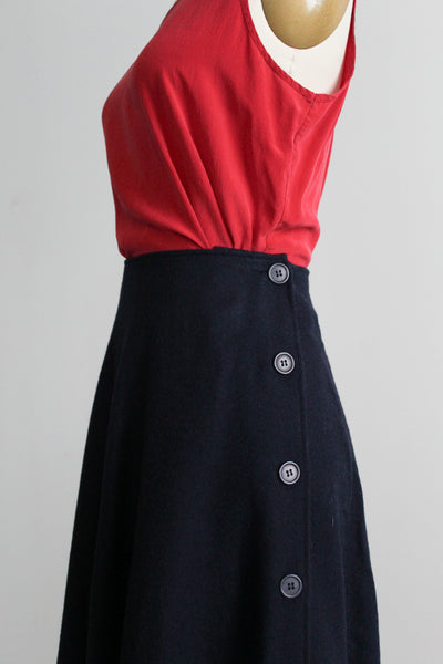 nightwood wool midi skirt