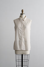 striped oxford button up