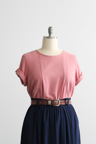 ballet pink FLAX tee