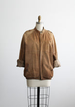 tobacco suede bomber