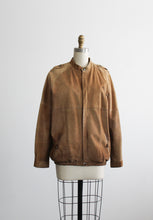 tobacco suede bomber