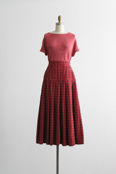 redwoods corduory midi skirt