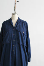 indigo denim flight suit (m/l)