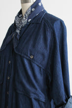 indigo denim flight suit (m/l)