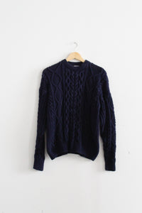silk fisherman sweater