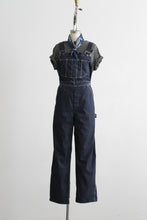 indigo denim overalls (m/l)