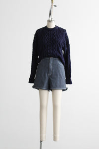 railroad stripe shorts